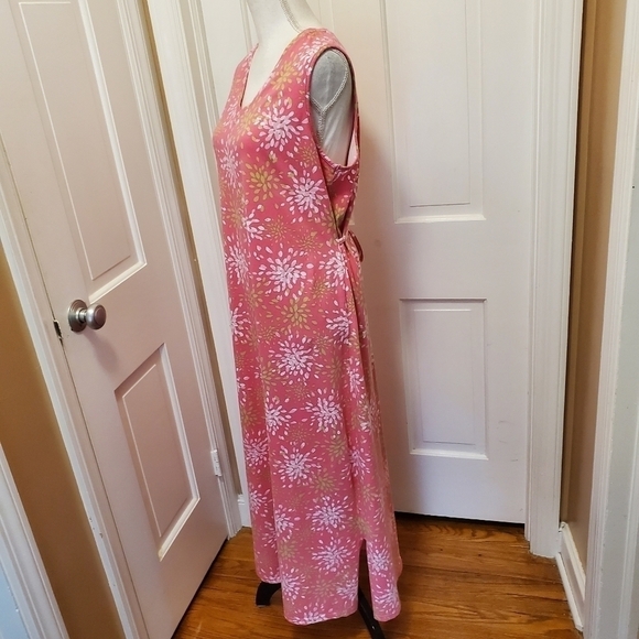 Denim & Co. MAXI Shift dress pretty blend of colors Size Small - Picture 4 of 11